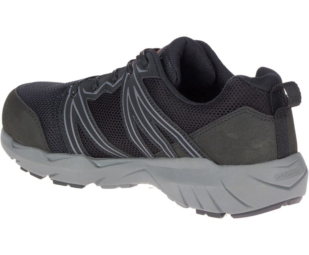 Merrell Sneakers Black - Fullbench Superlite Alloy Toe Wide Width - Mens 10QPRVLUJ